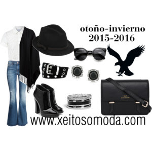 imagen look otoño-invierno con capa negra