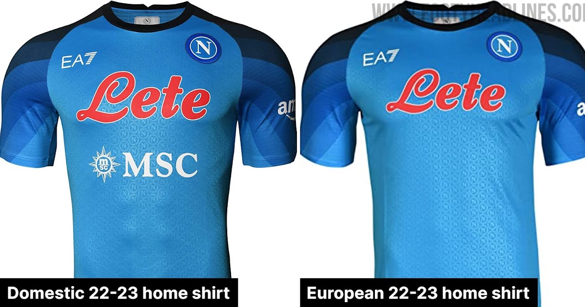 SSC Napoli European Flames Kit 2021-22 » The Kitman