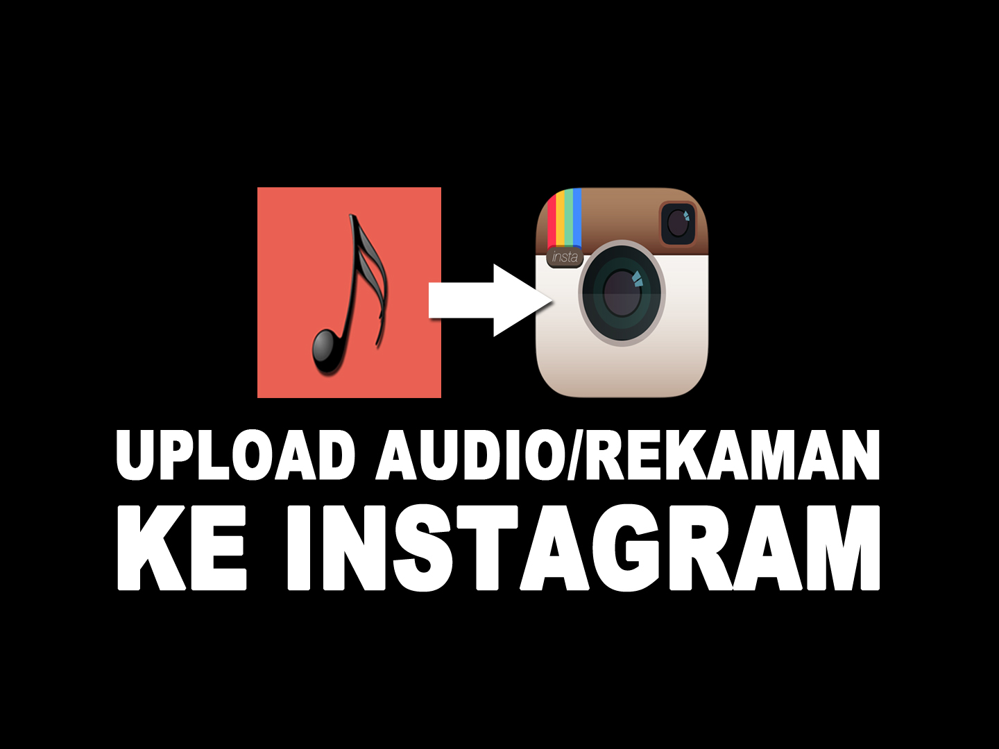 Cara Upload Rekaman Suara atau file Audio ke Instagram - Anak Instagram