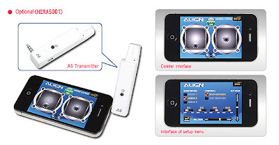 Optional:Supports iPhone/Android as controller using specific transmitter attachment