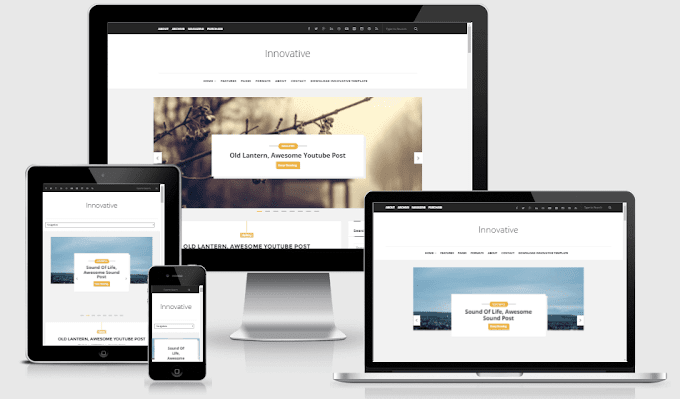 Innovative Responsive Fantastic Blogger Theme