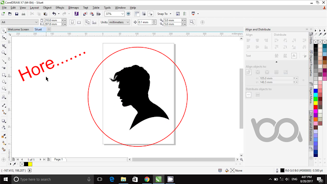 Tutorial CorelDRAW Membuat Siluet - Untuk Pemula