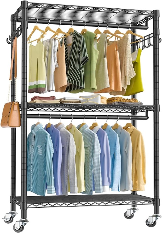 Rolling garment rack VIPEK V12 Heavy Duty