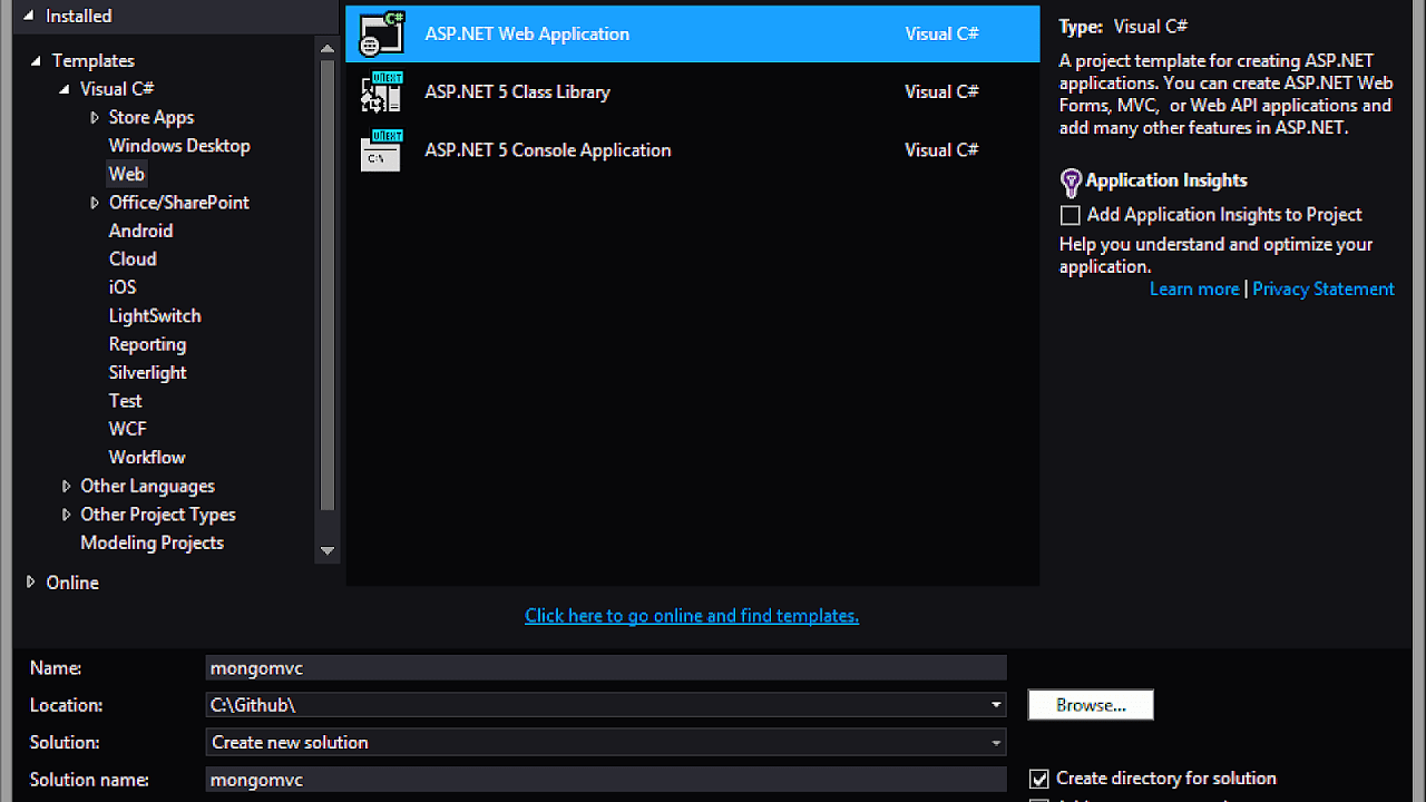 ASP.NET - Build Aspnet Website