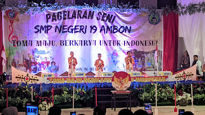 SMP Negeri 19 Ambon Gelar Pagelaran Seni Perdana, Tampilkan Kreativitas Siswa