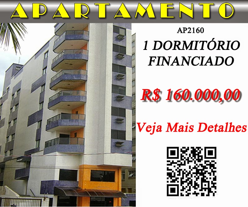 Apartamento 1 Dormitório em Praia Grande