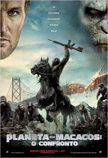 Filme Planeta Dos Macacos O Confronto Dublado AVI BDRip