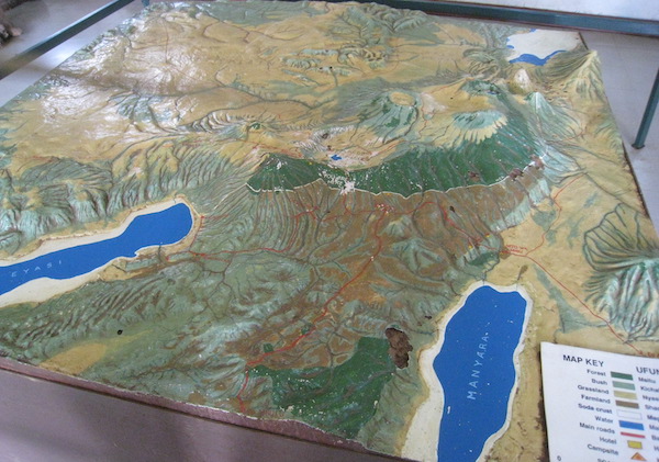 Mapa Ngorongoro