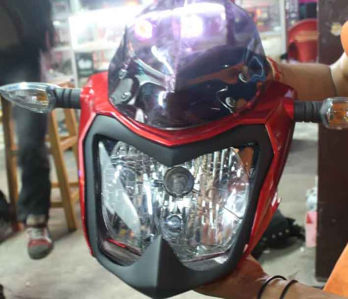  Modifikasi  Lampu  New  Vixion  Facelift Simple Acre