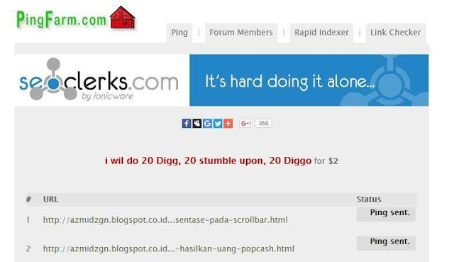 Cara Ping Banyak Url Sekaligus 