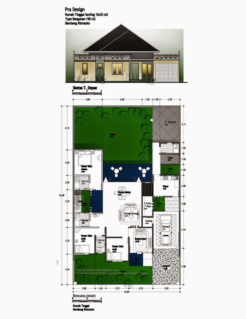 32 Info Terbaru Gambar Rumah Minimalis Sederhana 4 Kamar Tidur