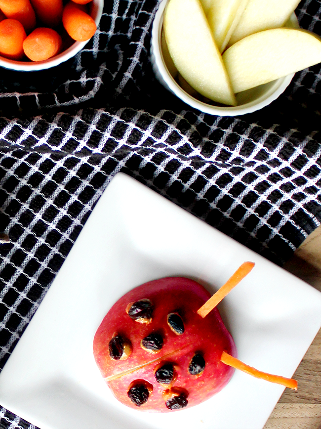 Ladybug Apple Snacks