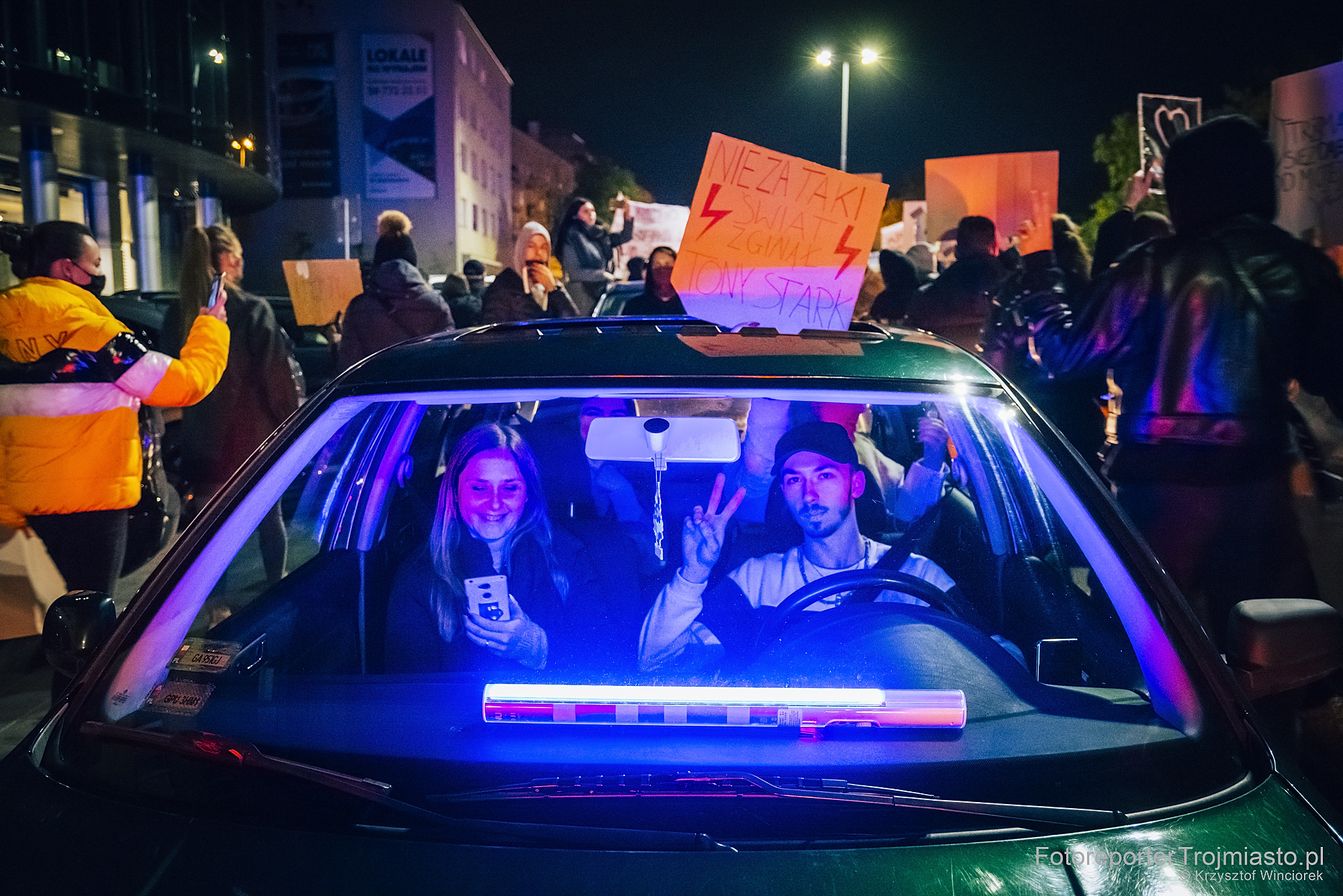 Demonstracja Strajku Kobiet, Gdynia 28.10.2020, Czarny Protest, Czarna Środa, Anty PiS