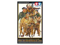 Tamiya 1/48 WWII BRITISH INFANTRY SET (32526) Color Guide & Paint Conversion Chart　