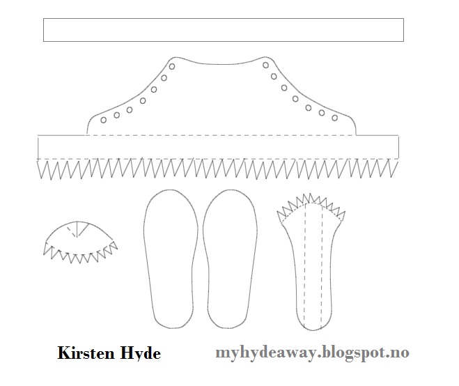 Download My Craft and Garden Tales: Paper shoes with template