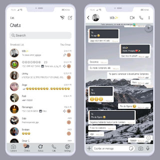 White Mountain Theme For YOWhatsApp & RA WhatsApp By Ethel