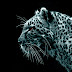 3D Cheetah Black Wallpaper