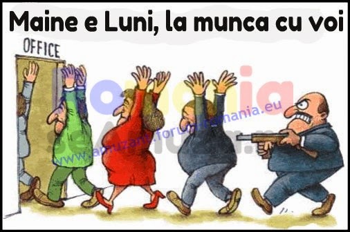 Caricaturi funny cu ziua de Luni, Statusuri