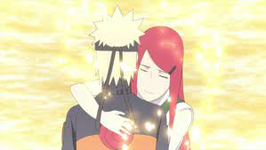 Image of Kushina hugging Naruto