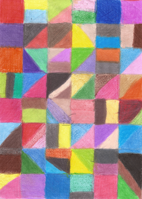 Papel colorido com varias cores