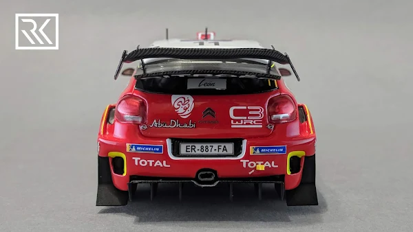 Zdjęcie modelu Spark Citroën C3 WRC, Rally Mexico 2018, S. Loeb / D. Elena