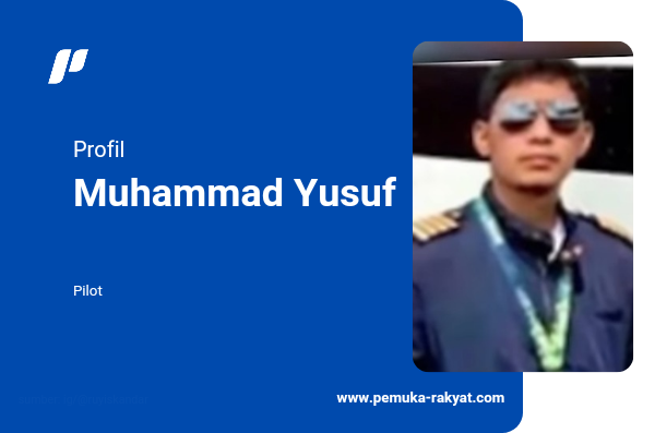 Muhammad Yusuf Pilot Selamat Kecelakaan Pesawat Smart Air