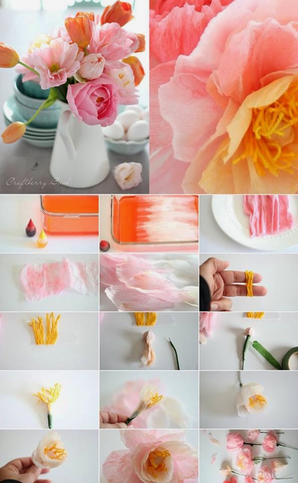 Cómo hacer flores de papel Las Manualidades