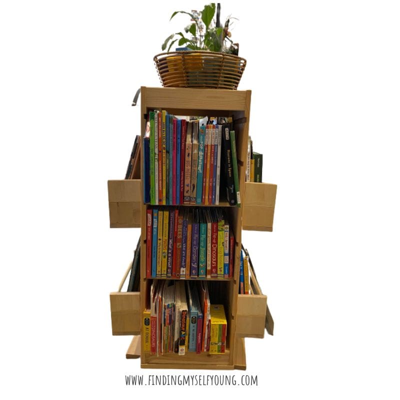 trofast rotating bookshelf