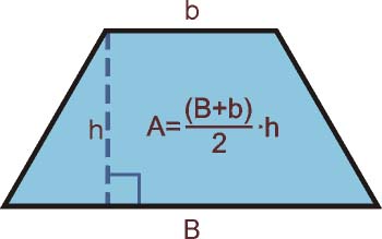 Resultado de imagen para area del trapecio para primaria