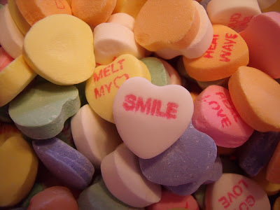 Valentine Heart Candy. little conversation hearts