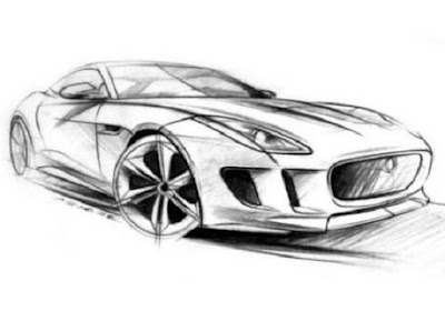 Gambar mobil keren sketsa