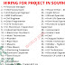 HIRING FOR PROJECT IN SOUTH AFRICA