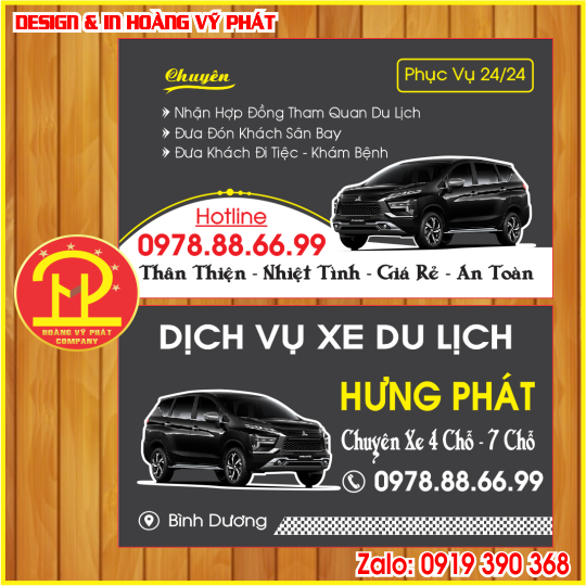 Danh Thiếp Taxi Dịch Vụ Đẹp