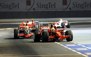 Formula One action shot