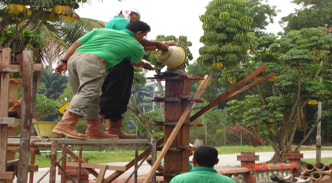 Binaan Bangunan Ringkasan Susun Atur Progress Pembinaan