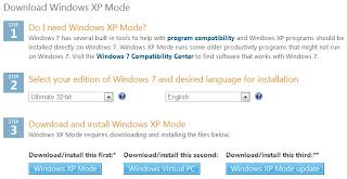 Mengenal  Program Aplikasi Windows Virtual PC dan Windows XP Mode