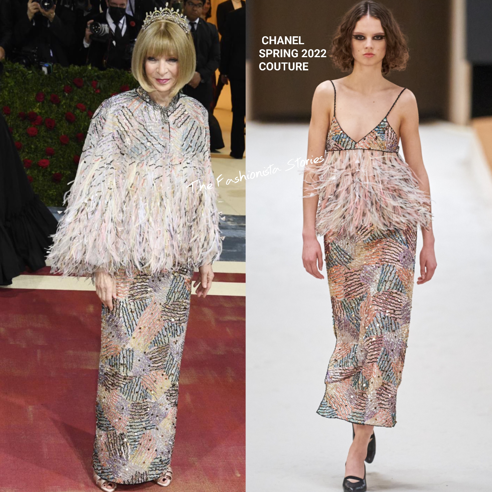 Chanel at the 2022 MET Gala-In America An Anthology of Fashion