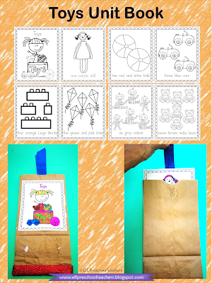 Toys Unit Printable Book