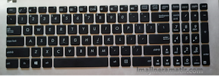 Memodifikasi Frame Keyboard Laptop Asus X555LA Jepang untuk dipasangi Keyboard versi US