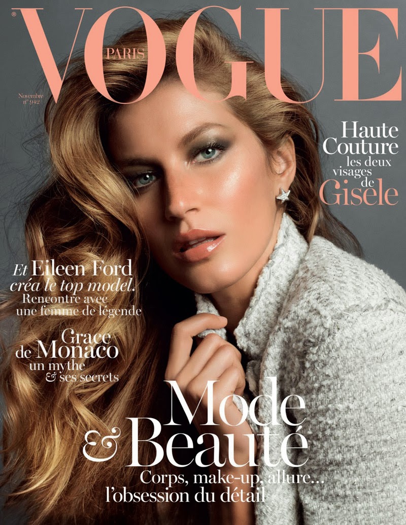 Vogue Paris November 2013 — Gisele Bündchen by Inez Van Lamsweerde & Vinoodh Matadin