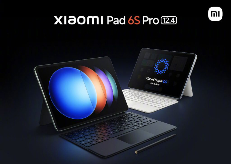 MWC 2024: Xiaomi Pad 6S Pro Global debut: 12-inch 3K LCD, SD8G2, 50MP main cam!