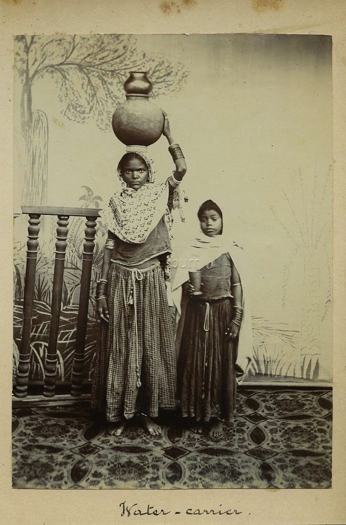 Indian Women Water Carrier - c1900's