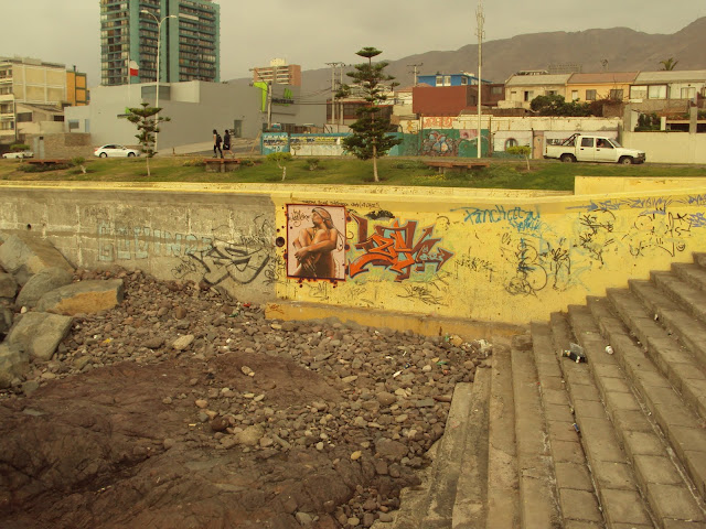 graffiti de izak en antofagasta, chile