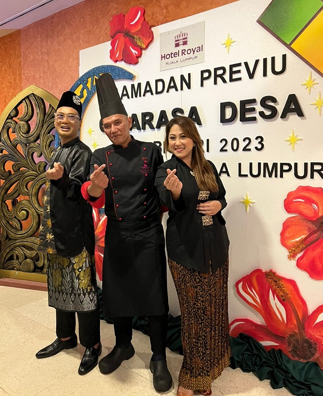 Kelly Azman, Chef Mohd Hafif and Ani Maiyuni