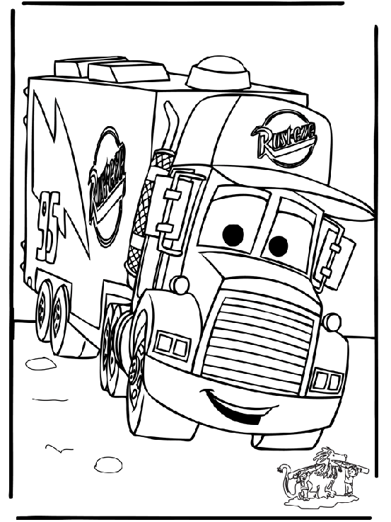 Cars 2 Coloring Pages