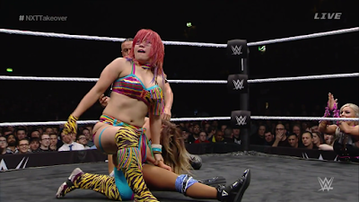 Only Asuka's second TakeOver match