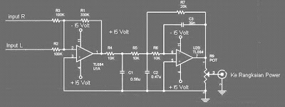Rangkaian Subwoofer Skema Rangkaian Subwoofer