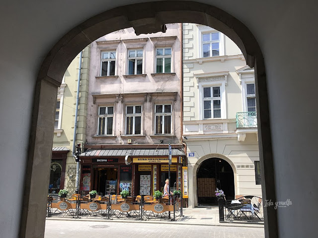 Cracovia fotos arco en el centro histórico