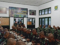 DANRINDAM XVI/PTM SIDAK DISTRIBUSI MENU GIZI SISWA DIKMATA TNI AD TA 2023