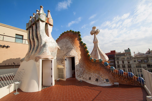 Casa Batlò di Antoni Gaudì-Barcellona